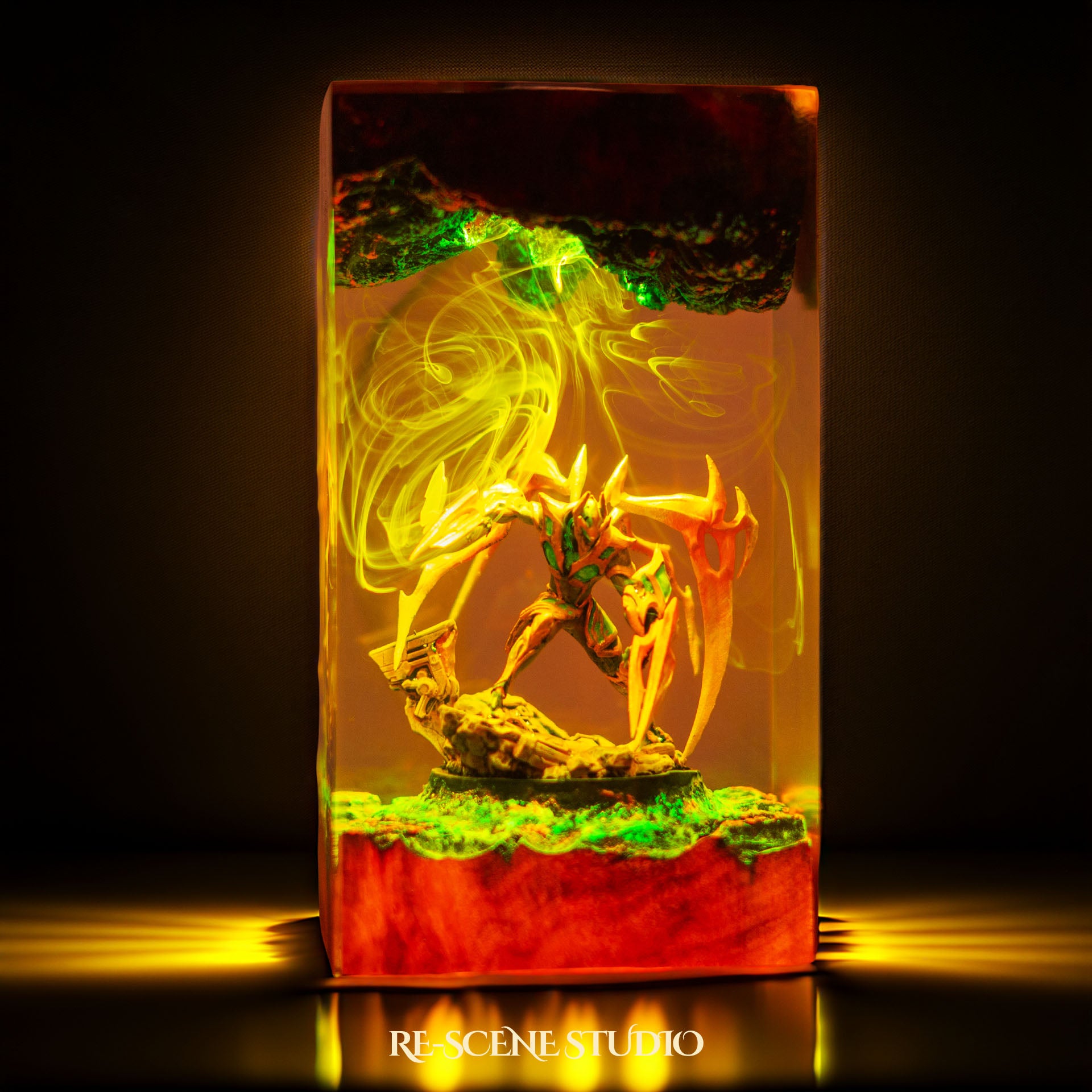 Death-Sworn Shadow Ninja Resin Lamp — view 2