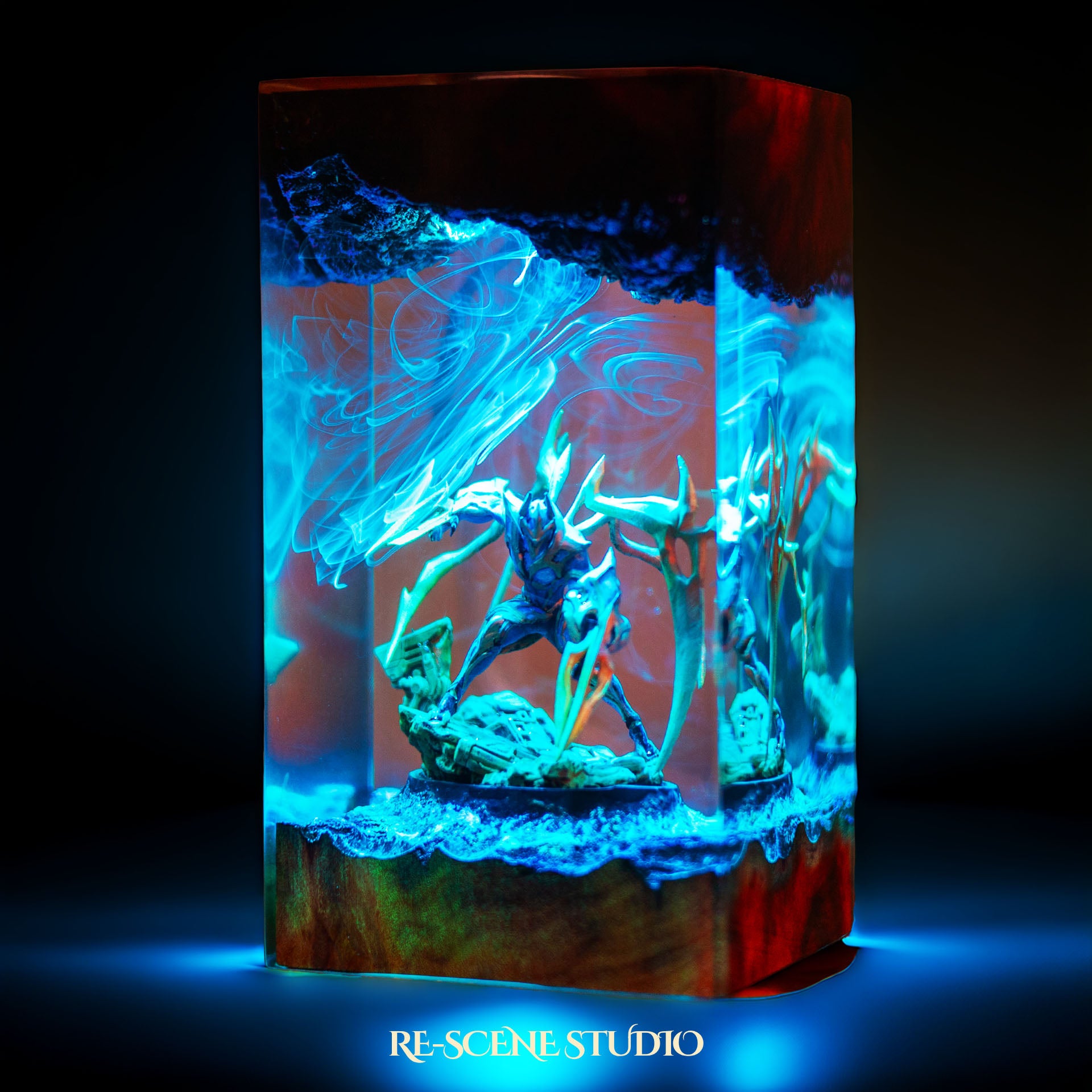 Death-Sworn Shadow Ninja Resin Lamp — view 4